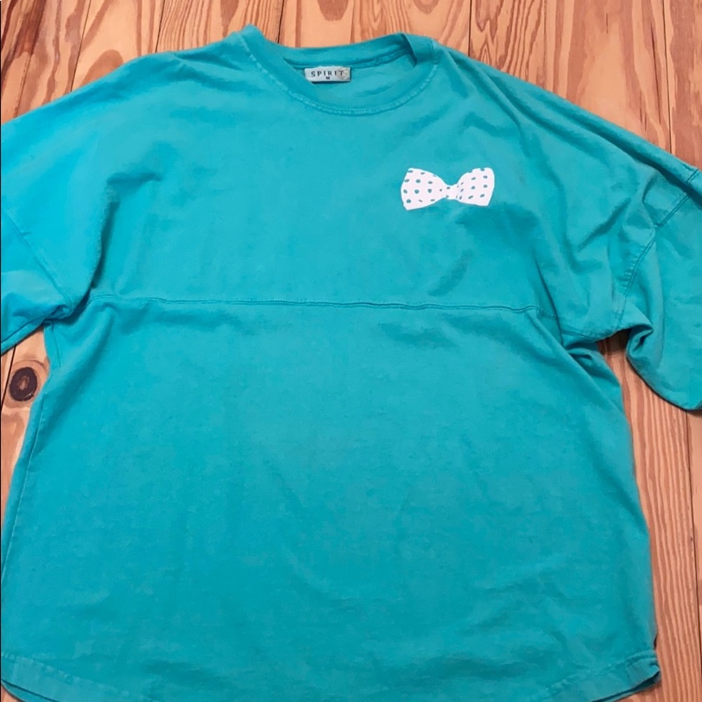 teal colored southern style long sleeve tee